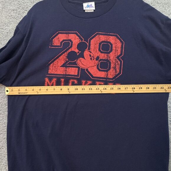 Vintage Disney Shirt Adult XL Y2K Mickey 28 Disneyland Resort Cotton Long Sleeve - Picture 13 of 15